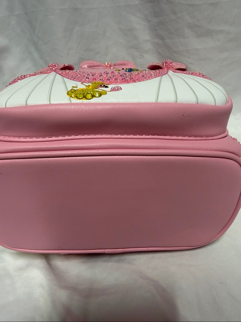 Loungefly Disney Princess Blinged Cinderella Pink Dress Backpack - Picture 9 of 10